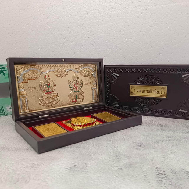 onesilver.in gift set Ganesh Lakshmi Gift Box 8x4 Ganesh Lakshmi Gift Box 8x4