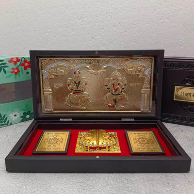 onesilver.in gift set Ganesh Lakshmi Gift Box 8x4 Ganesh Lakshmi Gift Box 8x4