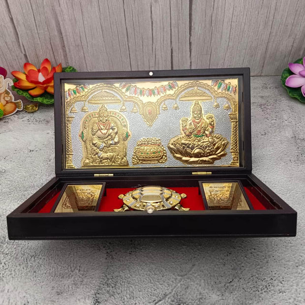 onesilver.in gift set Kubera Lakshmi Gift Box 8x4