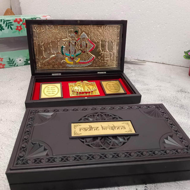 onesilver.in gift set Radha Krishna Gift Box 8x4 Radha Krishna Gift Box 8x4