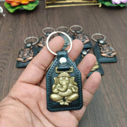 onesilver.in Gold Ganesha Key Chain 1Pc Ganesha Key Chain 1Pc
