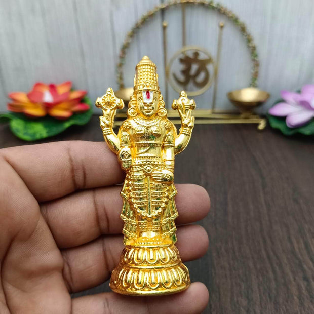 onesilver.in Gold Metallic Balaji Idol 1 Pc Metallic Balaji Idol 1 Pc