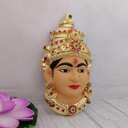 onesilver.in lakshmi face GS Gold Ruby Green Lakshmi Face 2