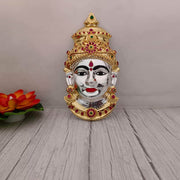 onesilver.in lakshmi face GS Gold Ruby Green Lakshmi Face 3