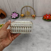onesilver.in Pooja Basket Gs Butta Square Tray 6208 Gs Butta Square Tray 6208