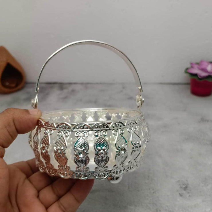 Gs Floral Basket Round Tray 5418 –