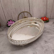 onesilver.in Pooja Basket Gs Oval Tray 7189 Gs Oval Tray 7189