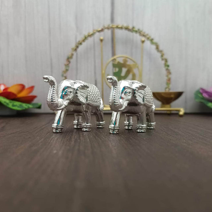 onesilver.in return gifts Gs Metal Elephants Pair Gs Metal Elephants Pair