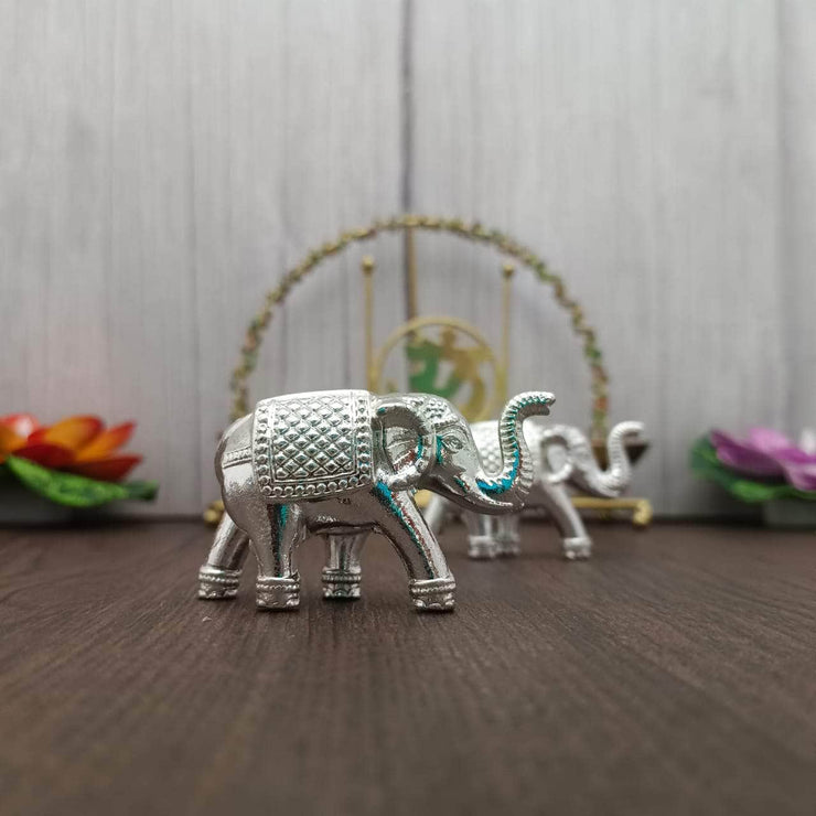 onesilver.in return gifts Gs Metal Elephants Pair Gs Metal Elephants Pair