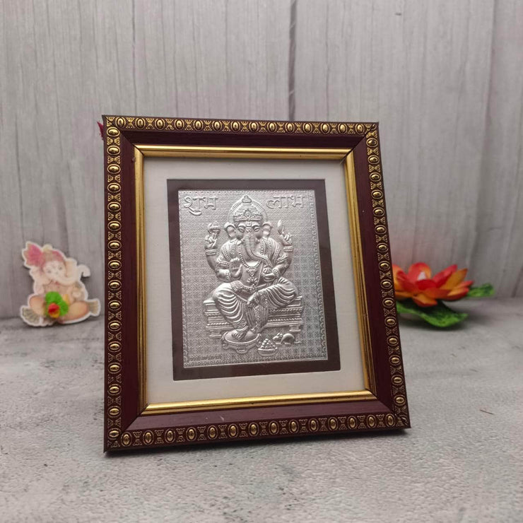 onesilver.in silver 999 Silver Ganesha Frame