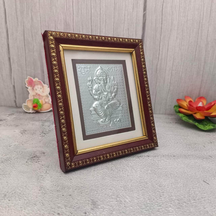 onesilver.in silver 999 Silver Ganesha Frame