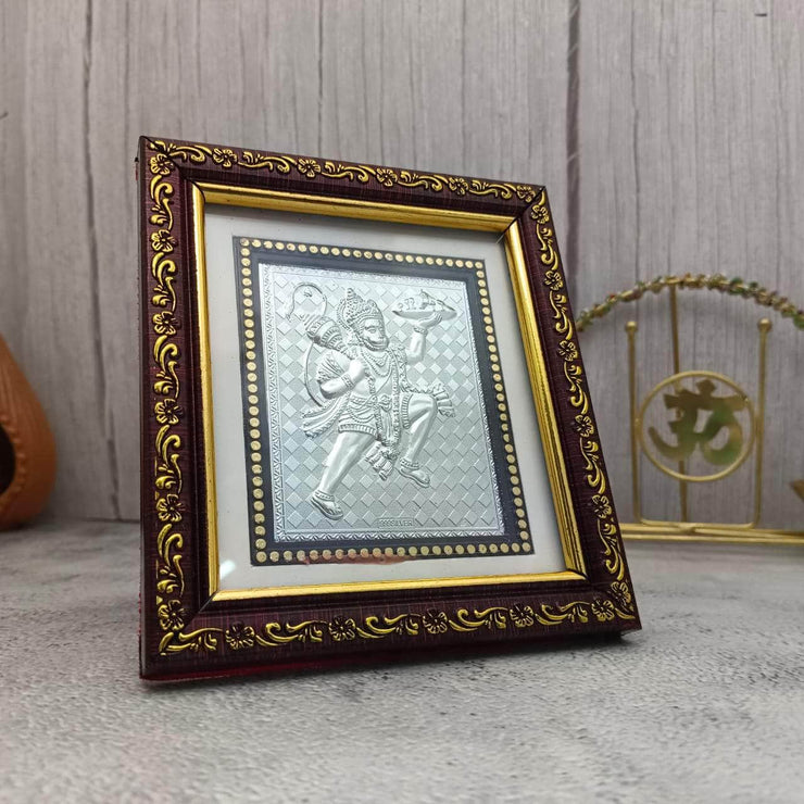onesilver.in silver 999 Silver Hanuman Frame 999 Silver Hanuman Frame