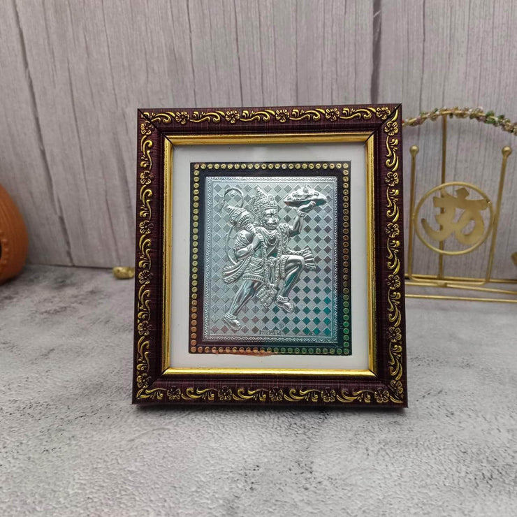 onesilver.in silver 999 Silver Hanuman Frame 999 Silver Hanuman Frame