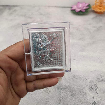 onesilver.in silver 999 Silver Hanuman Stand 7 Cm 999 Silver Hanuman Stand 7 Cm