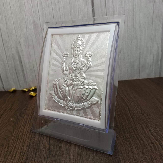 onesilver.in silver 999 Silver Lakshmi Stand 6.5"