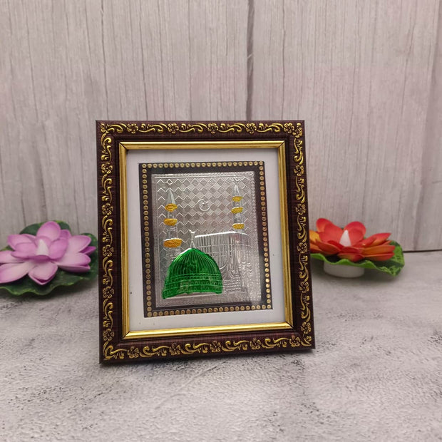 onesilver.in silver 999 Silver Mecca Madina Frame 5.5" inch 999 Silver Mecca Madina Frame 5.5" inch