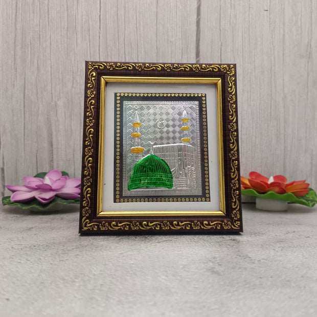 onesilver.in silver 999 Silver Mecca Madina Frame 5.5" inch 999 Silver Mecca Madina Frame 5.5" inch