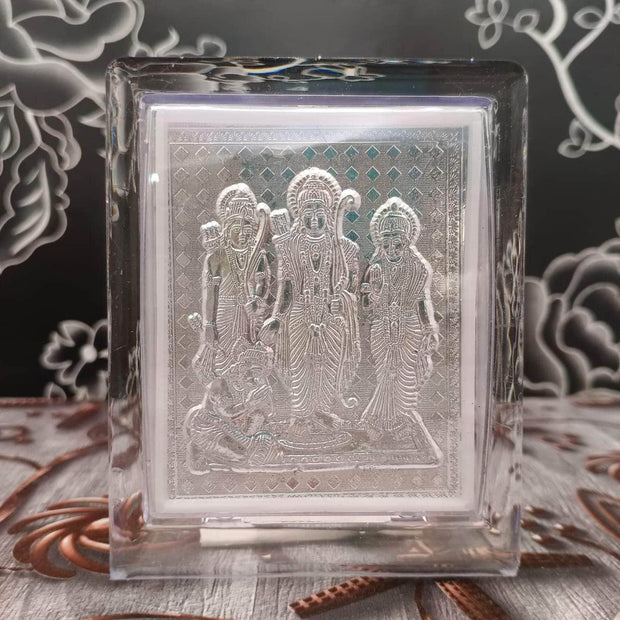 onesilver.in silver 999 Silver Ram Parivar Stand 4.5" 999 Silver Ram Parivar Stand 4.5"