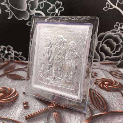 onesilver.in silver 999 Silver Ram Parivar Stand 4.5" 999 Silver Ram Parivar Stand 4.5"