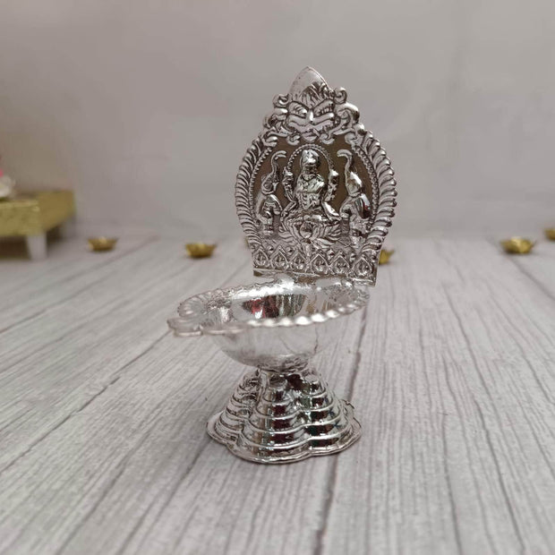 onesilver.in Silver Diya Gaja Lakshmi Diya