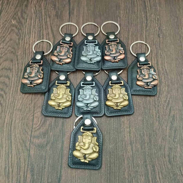 onesilver.in Silver Ganesha Key Chain 1Pc Ganesha Key Chain 1Pc