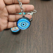 onesilver.in Single eye Evil Eye Key Chain Multi Evil Eye Key Chain Multi