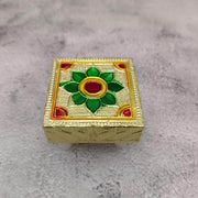 onesilver.in wooden peetha Gold Leaf Peetha 2" x 2" Gold Leaf Peetha 2" x 2"