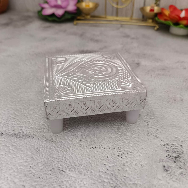 onesilver.in wooden peetha Gs Peetha 3" x 3" Gs Peetha 3" x 3"