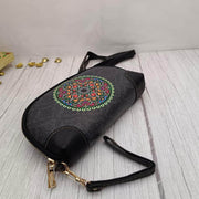 onesilver leather bag Floral Statement Shoulder Bag