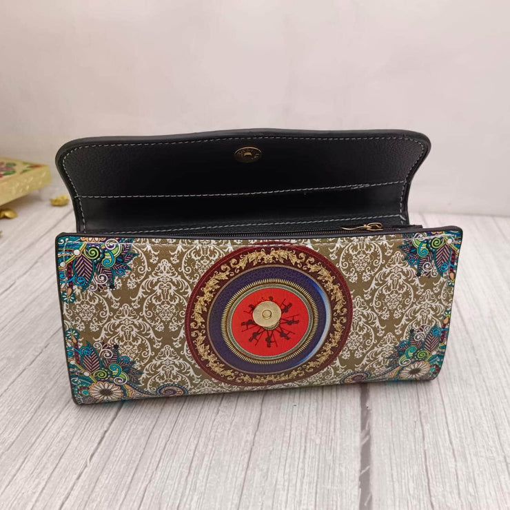 onesilver leather bag Floral Sunshine Womens Wallet