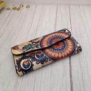 onesilver leather bag Right Round Sign Floral Sunshine Womens Wallet