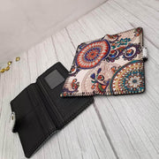 onesilver leather wallet Floral Mugga Womens Wallet