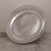 onesilver Pooja Tray GS Pooja Round Tray 11" Inches GT-346 GS Pooja Round Tray 11" Inches GT-346