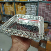 onesilver Pooja Tray GS Square Flora Tray