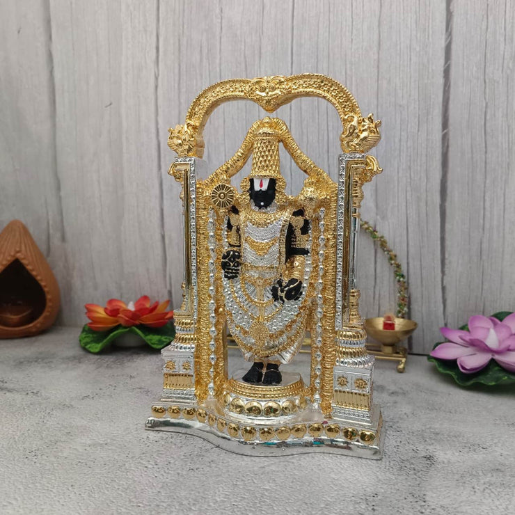 Onesilver Terrracotta Black Silver Gold TT Arch Venkateshwara Idol Multi TT Arch Venkateshwara Idol Multi
