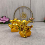 Onesilver Terrracotta TT Goldi Ganesha Idol 1 Pc TT Goldi Ganesha Idol 1 Pc