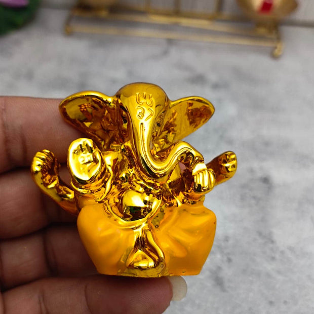 Onesilver Terrracotta TT Goldi Ganesha Idol 1 Pc TT Goldi Ganesha Idol 1 Pc