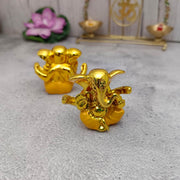 Onesilver Terrracotta TT Goldi Ganesha Idol 1 Pc TT Goldi Ganesha Idol 1 Pc