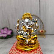 Onesilver Terrracotta TT Goldi Silver Ganesha Idol 1 Pc TT Goldi Silver Ganesha Idol 1 Pc