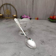onesilver white metal Gs Flower Bowl Spoon 1Pc Gs Flower Bowl Spoon 1Pc