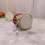 onesilver wood drums Handcrafted Damroo For Temple