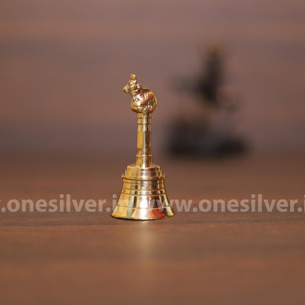 onesilver bell Brass Bell (Ganta) 4 inch