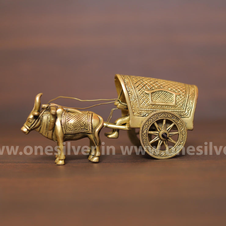 onesilver Brass Brass Bull Cart Big