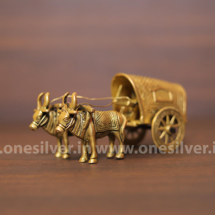 onesilver Brass Brass Bull Cart Big