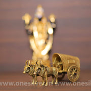 onesilver Brass Brass Bull Cart Big