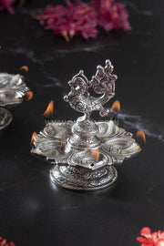 onesilver german silver Antique Nakashi Mayuri Deepa