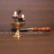 onesilver Harathi Brass Dhoop Arati Big