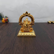 onesilver idol Panchloha Gold Ganesha Idol 2.5 Inches