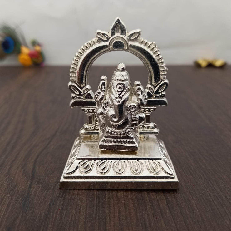 onesilver idol Panchloha Silver Ganesha Idol