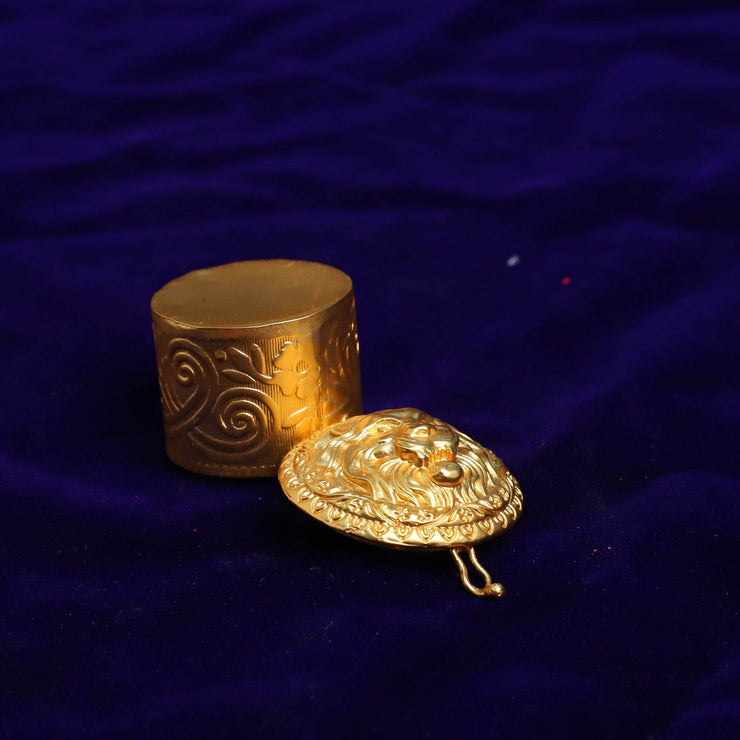 onesilver.in 24k gold coated sindur Dabbi Sindur Dabbi 2209010